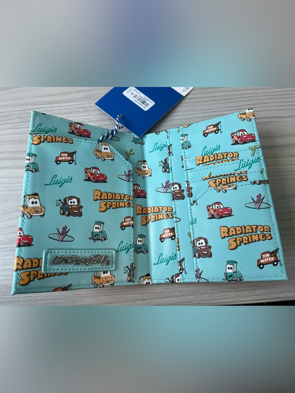 Disney Pixar Cars Radiator Springs Passport Holder Wallet - Picture 4 of 5